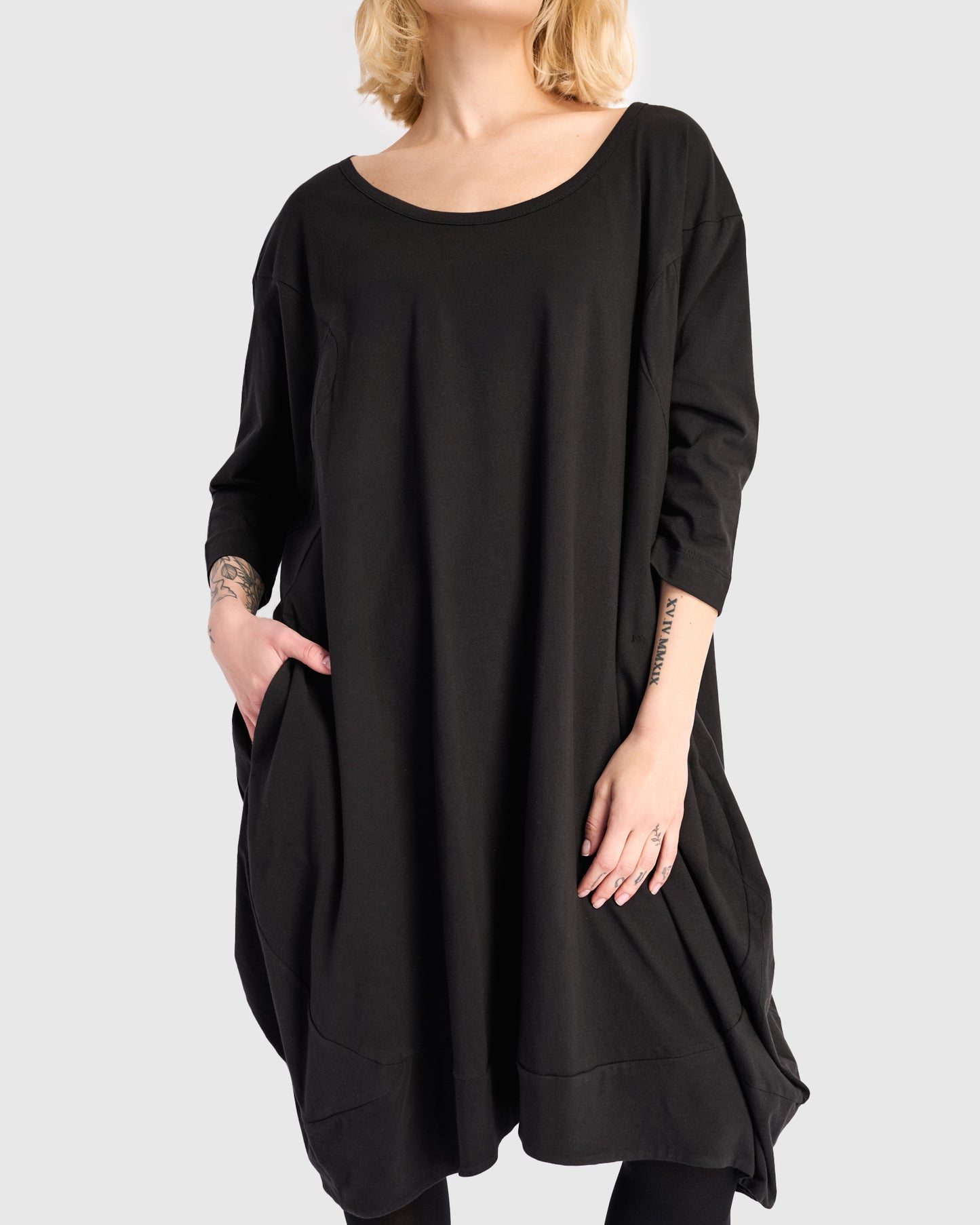 שמלה פריז שחורה