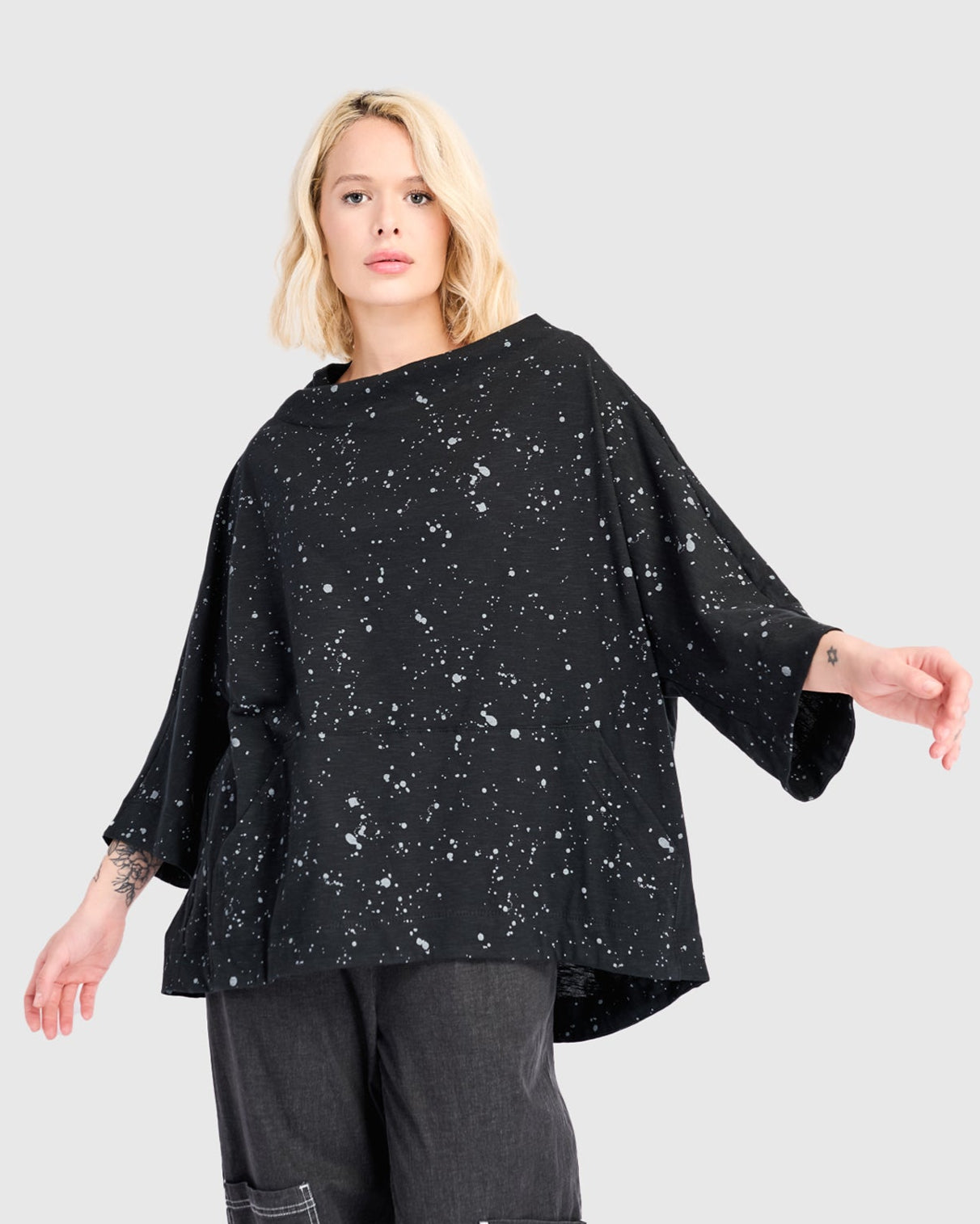 סווטשירט קייצי כתמים