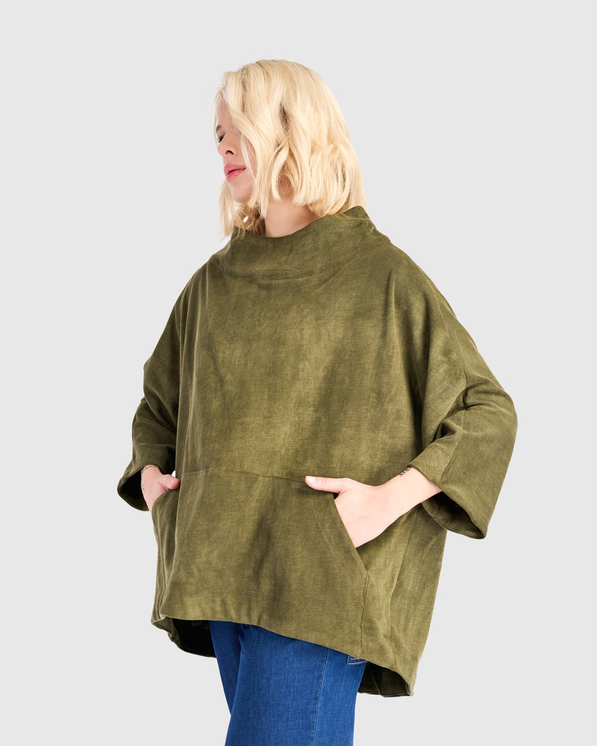 סווטשירט קייצי ירוק