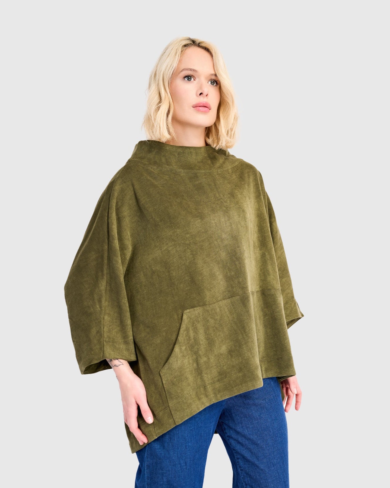 סווטשירט קייצי ירוק