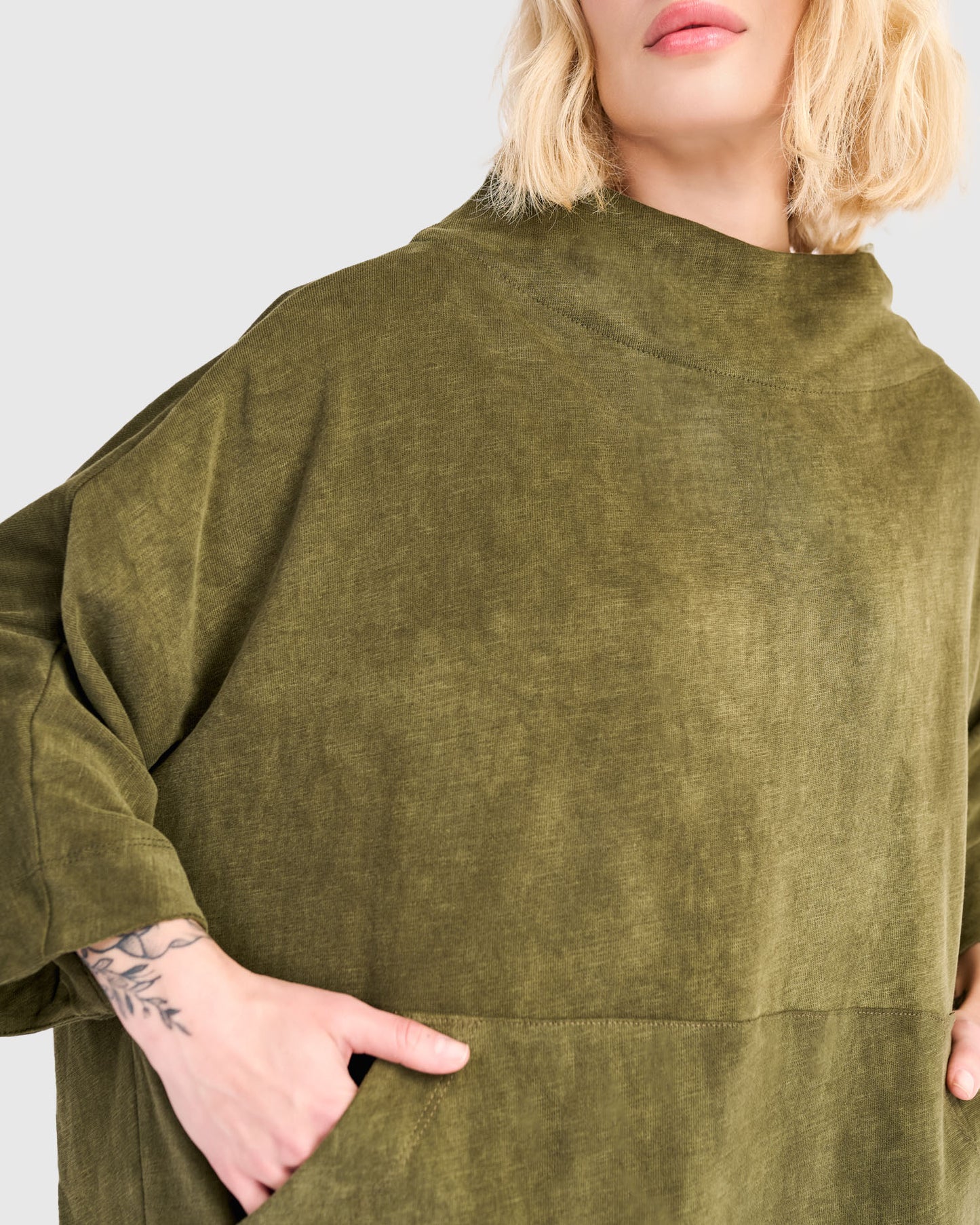 סווטשירט קייצי ירוק