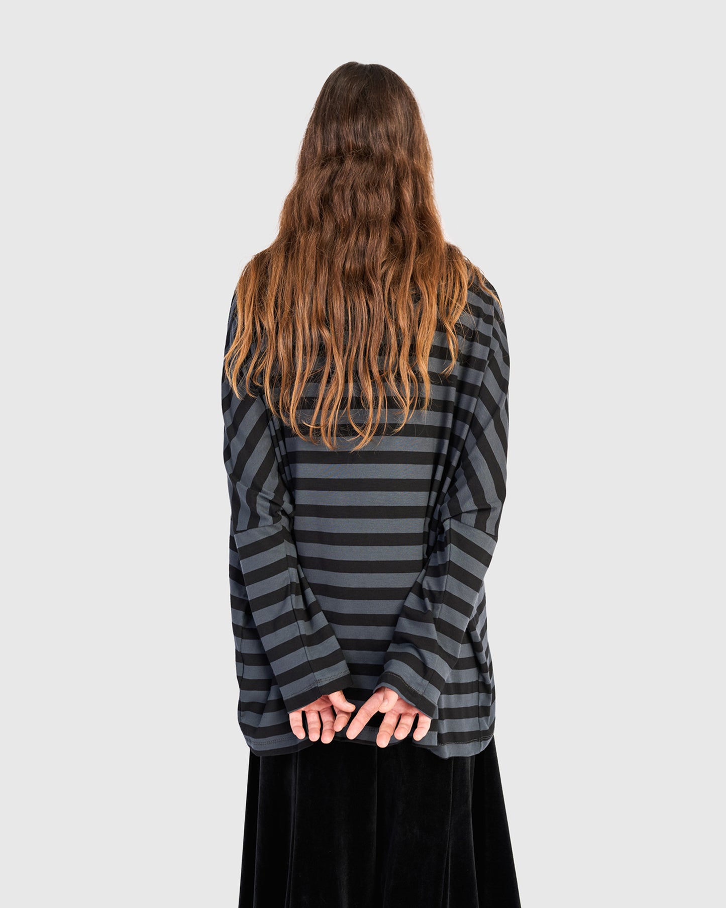 טוניקה רינה פס אפור