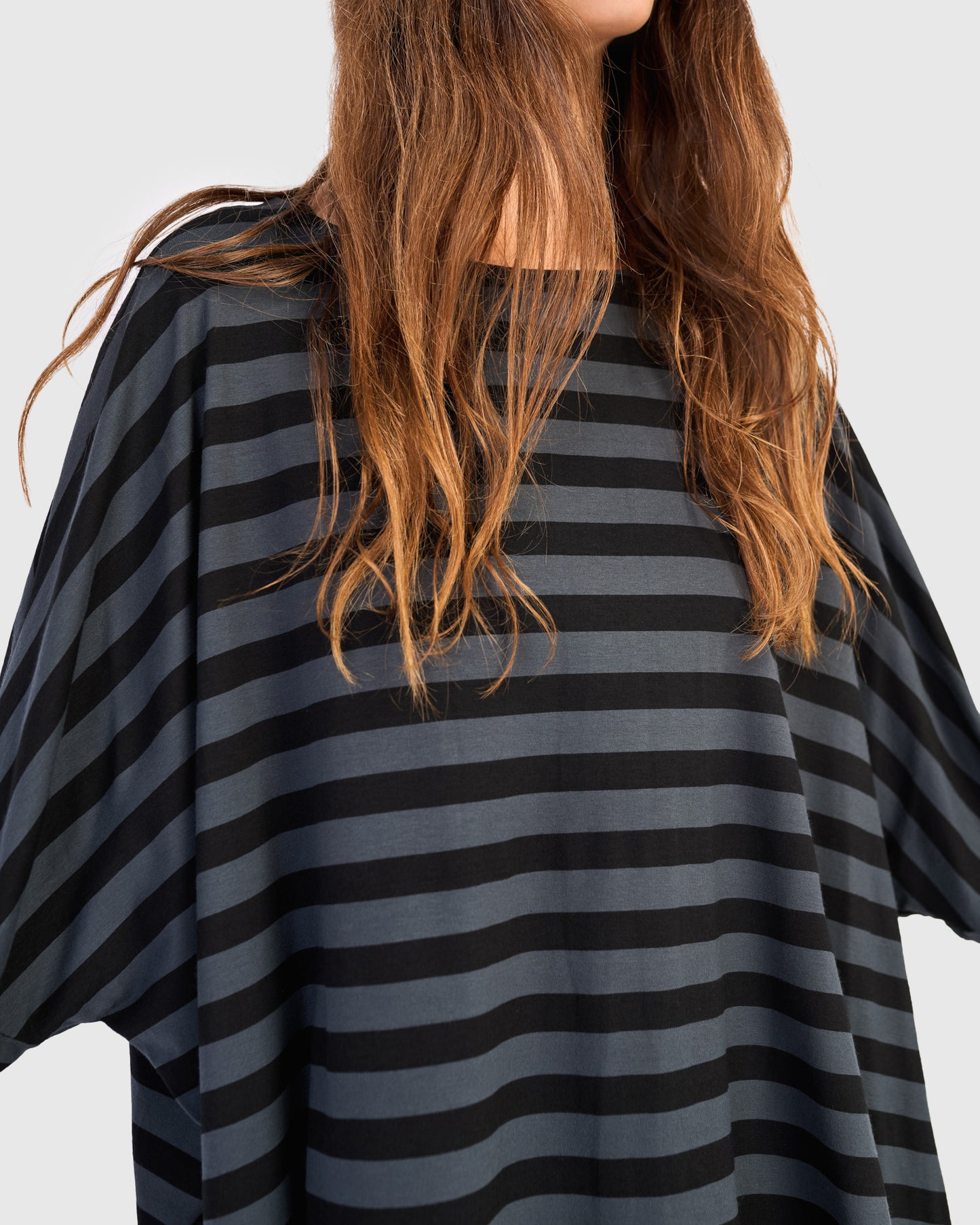 טוניקה רינה פס אפור