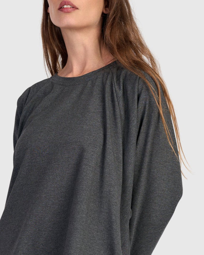 טוניקה חסידה חורפית אפורה