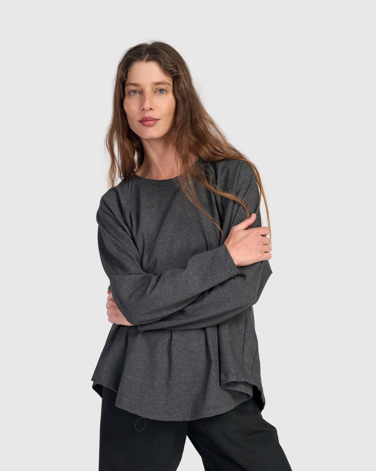 טוניקה חסידה חורפית אפורה