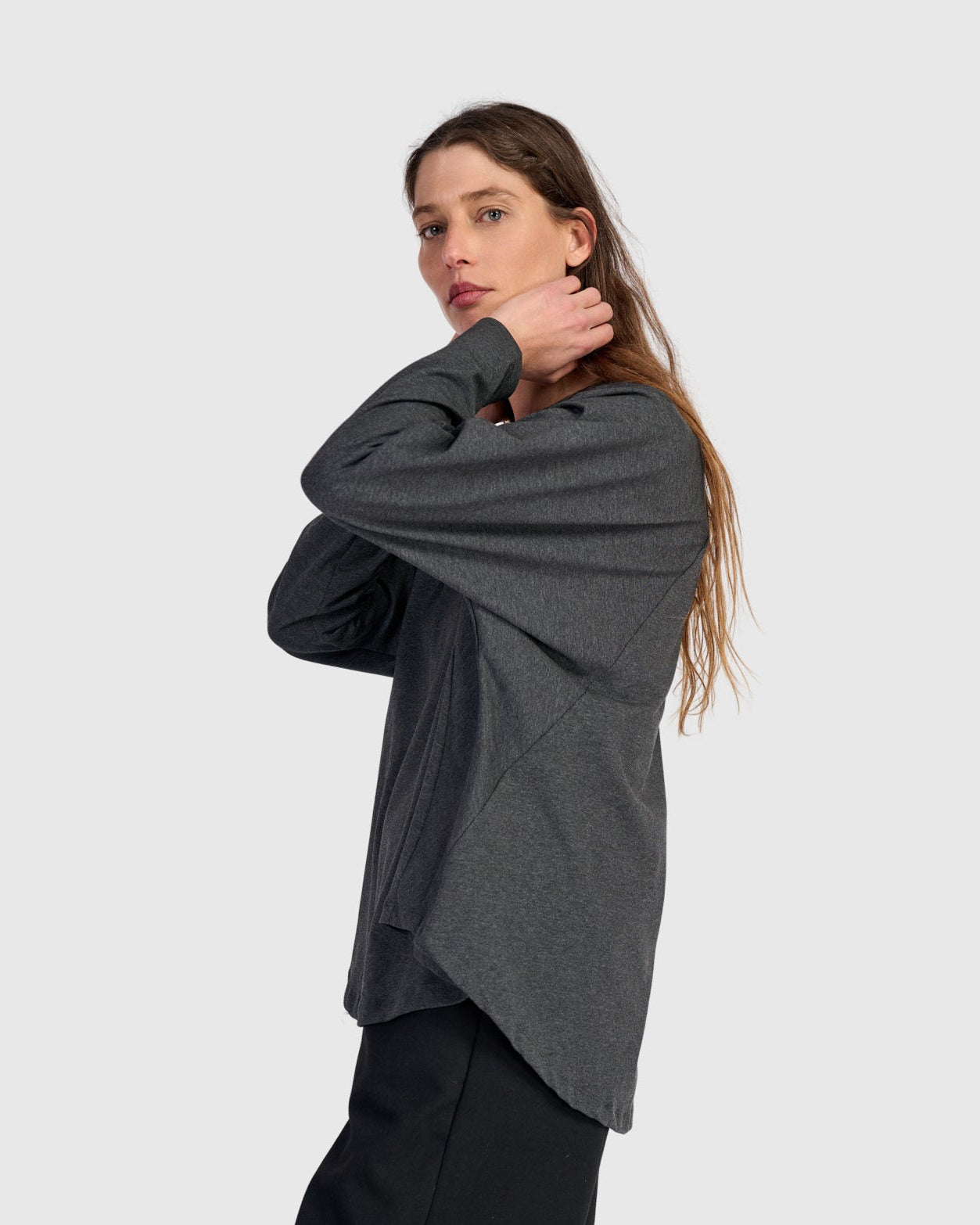 טוניקה חסידה חורפית אפורה