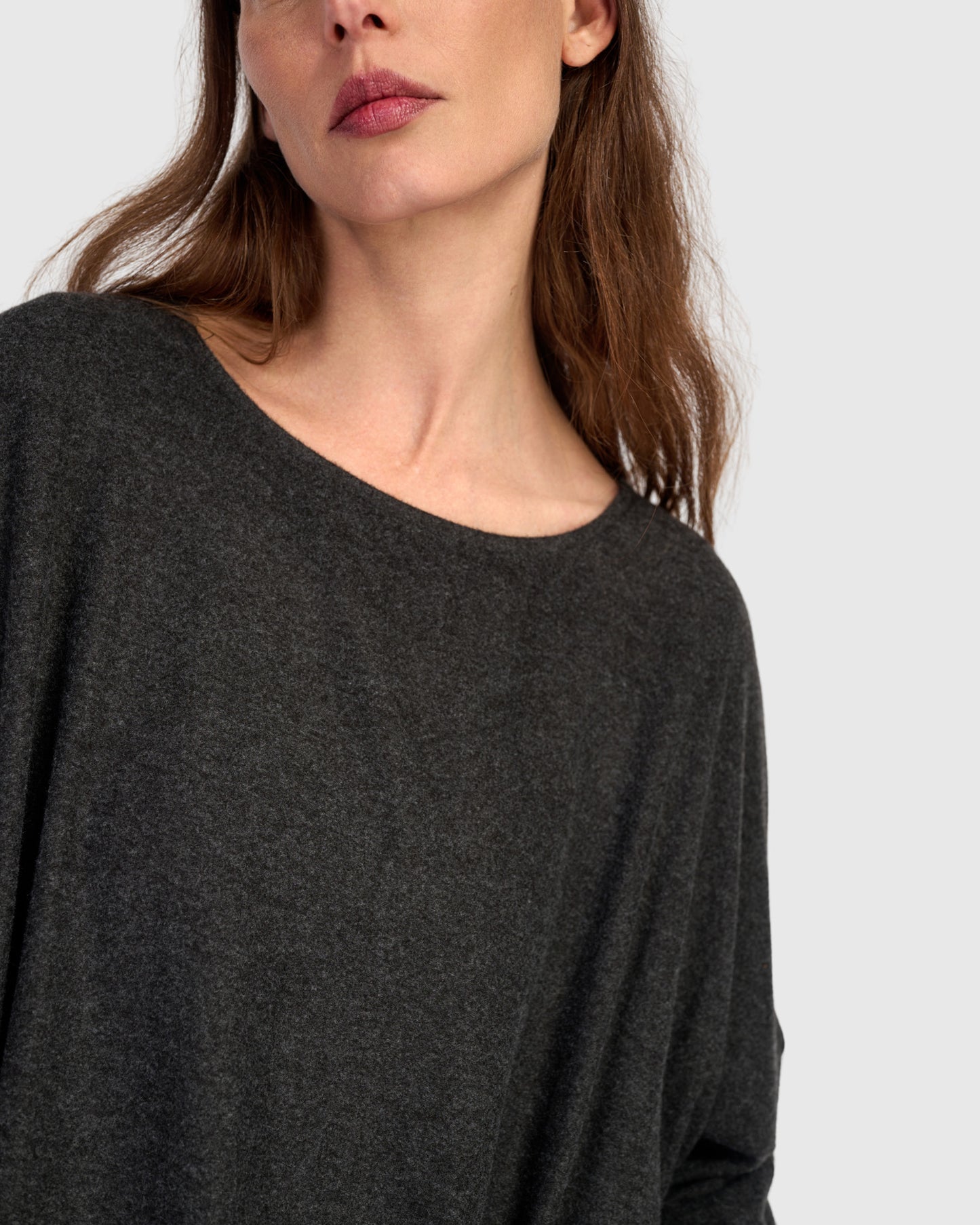 טוניקה רינה חורפית אפורה כהה