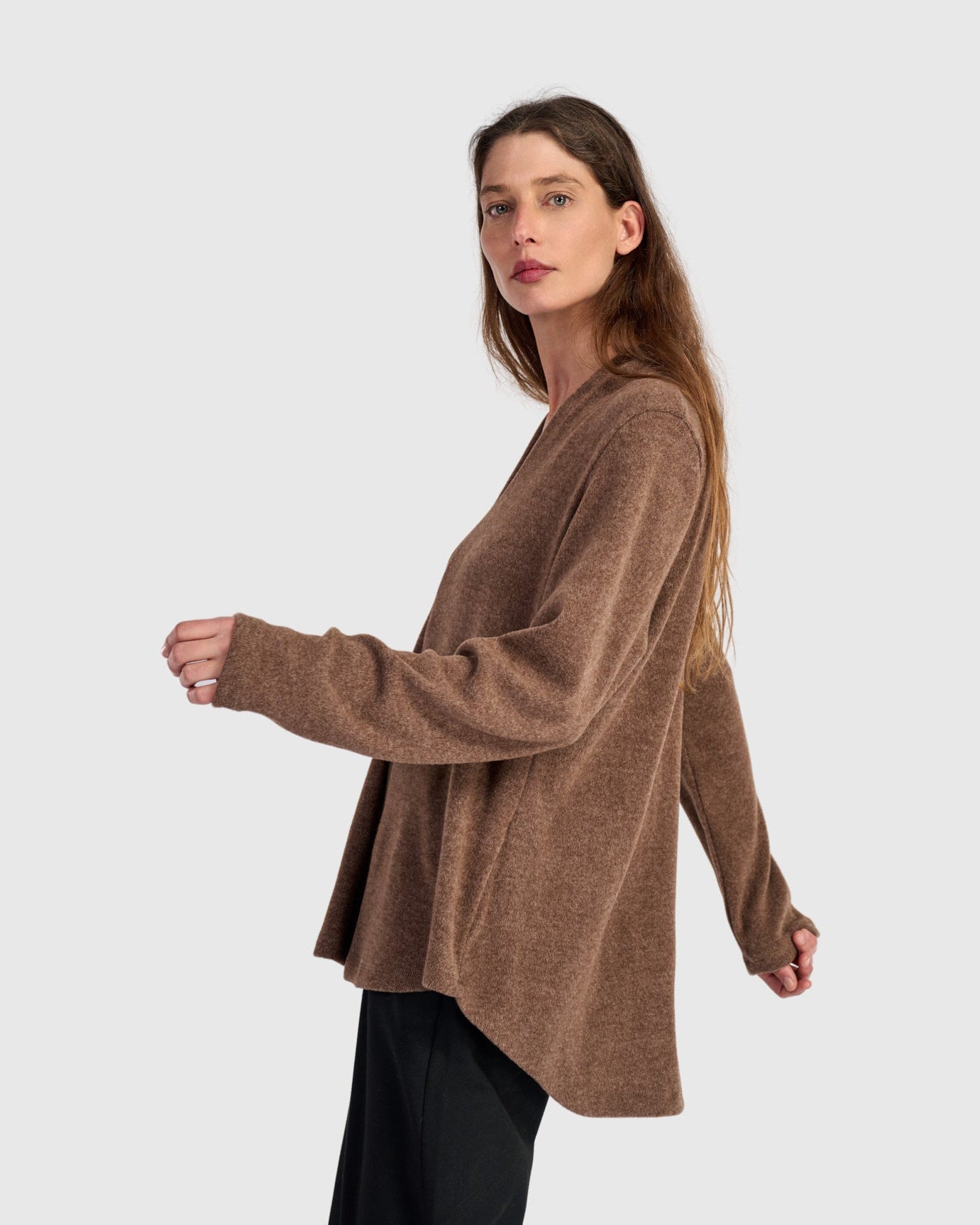 טוניקה דובדבנית חורפית חומה