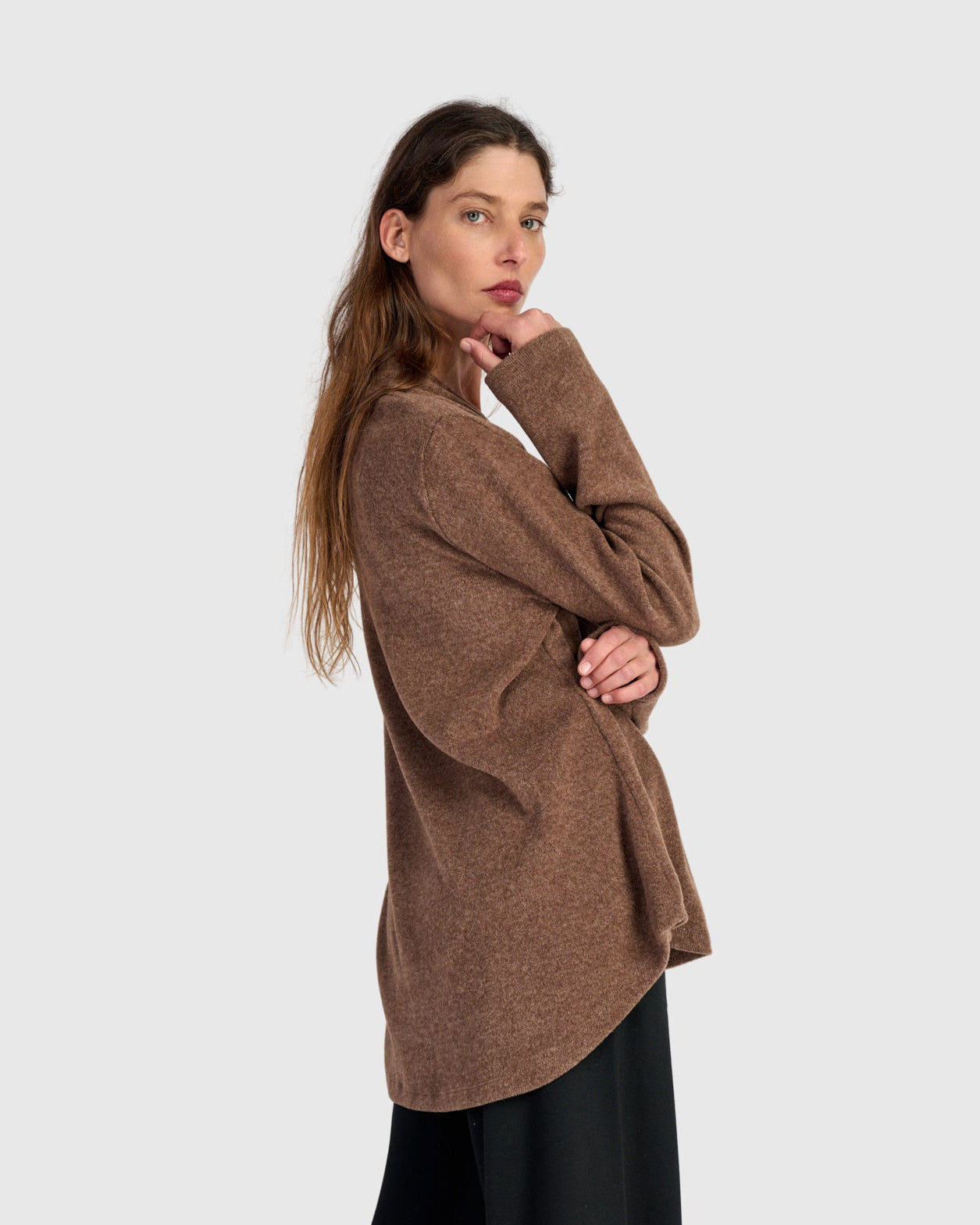 טוניקה דובדבנית חורפית חומה