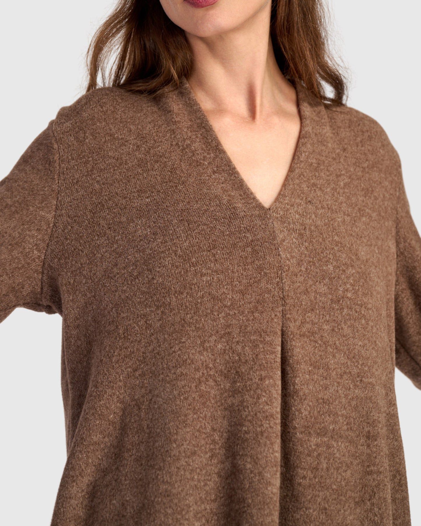 טוניקה דובדבנית חורפית חומה