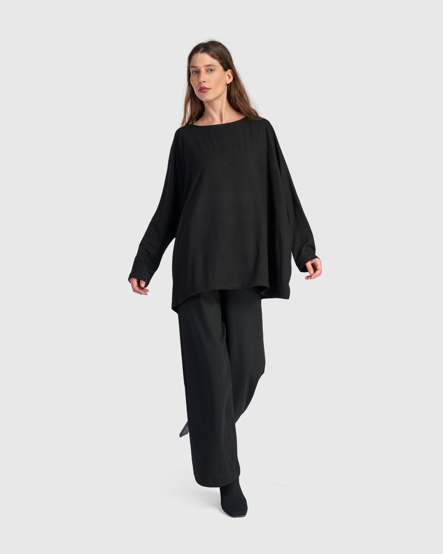 טוניקה רינה חורפית שחורה