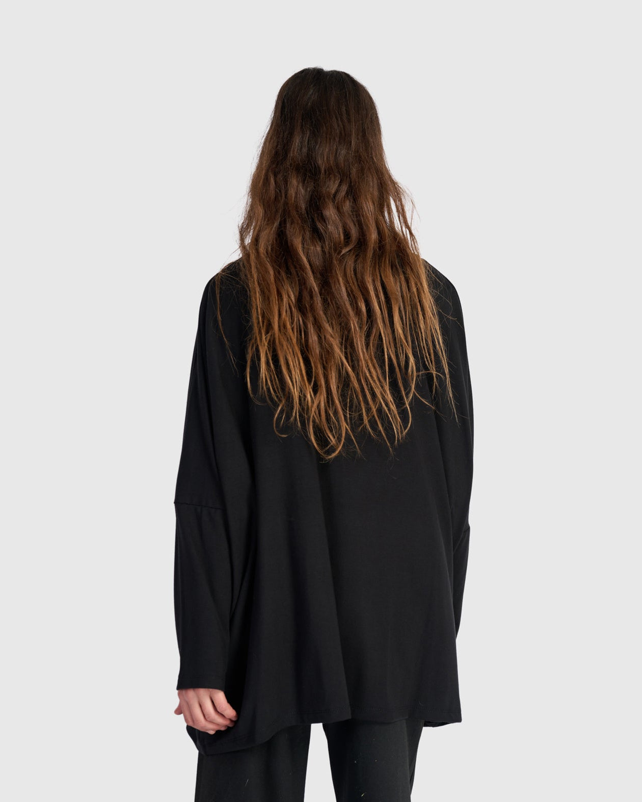 טוניקה רינה חורפית שחורה