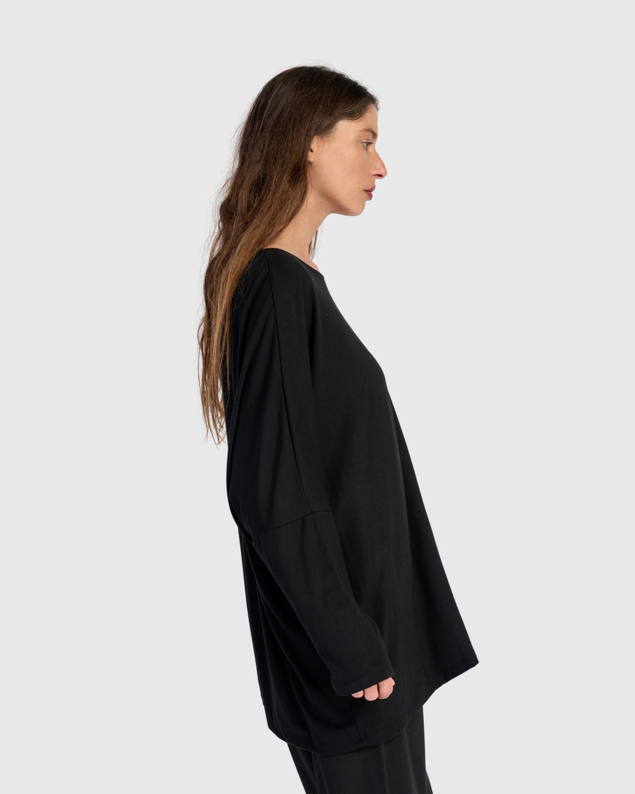 טוניקה רינה חורפית שחורה