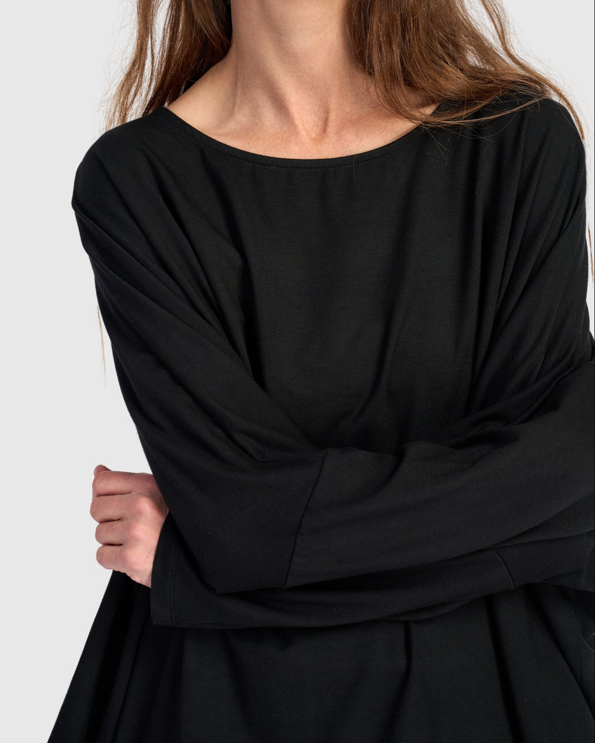 טוניקה רינה חורפית שחורה