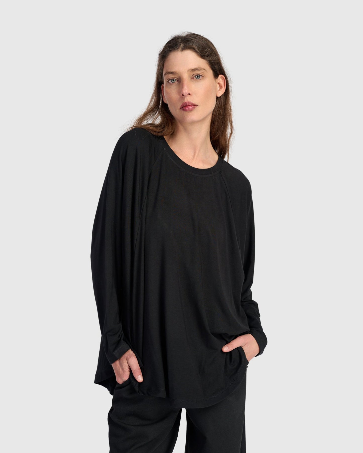 טוניקה חסידה חורפית שחורה