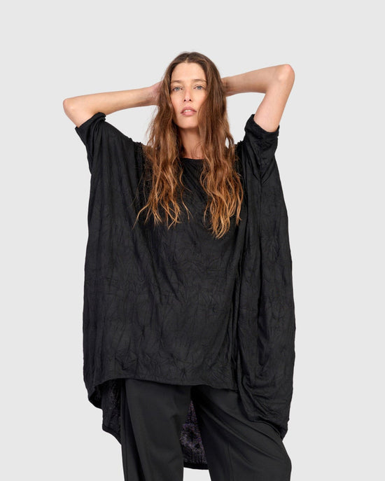 טוניקה לארג'ית שחורה