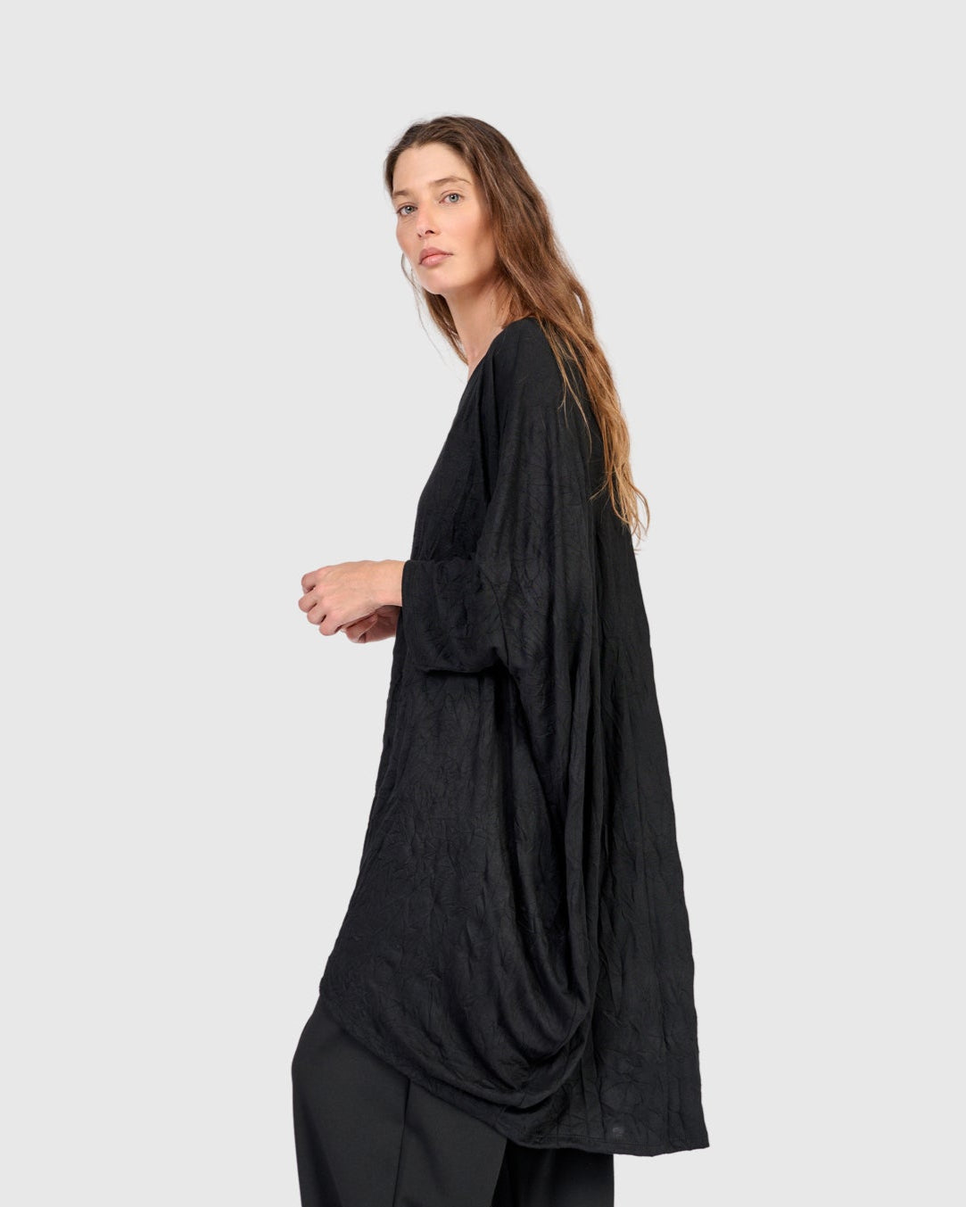 טוניקה לארג'ית שחורה