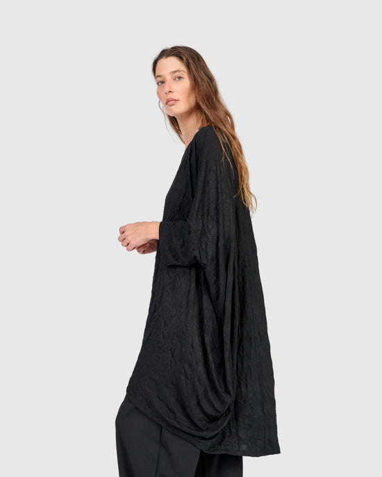 טוניקה לארג'ית שחורה