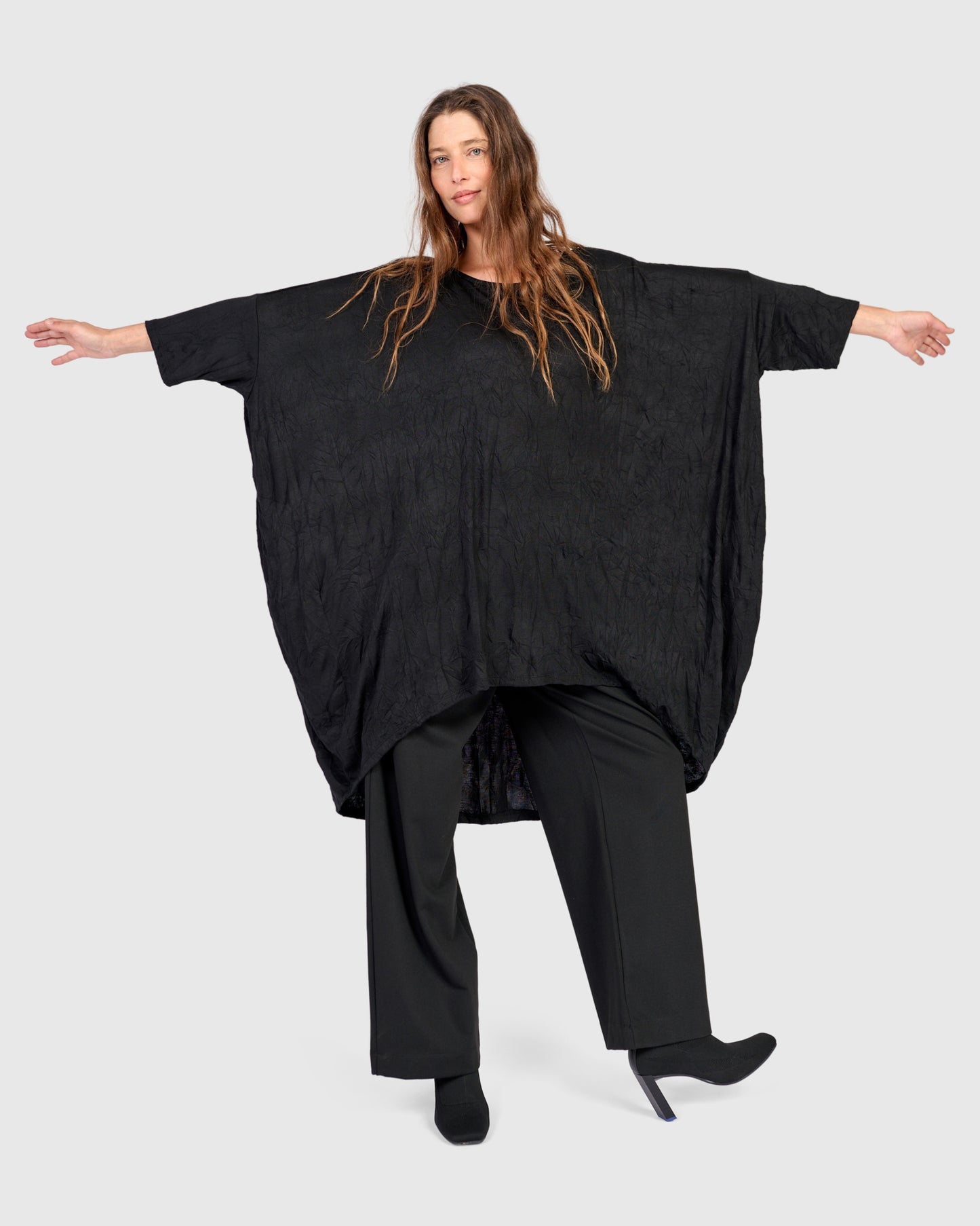 טוניקה לארג'ית שחורה