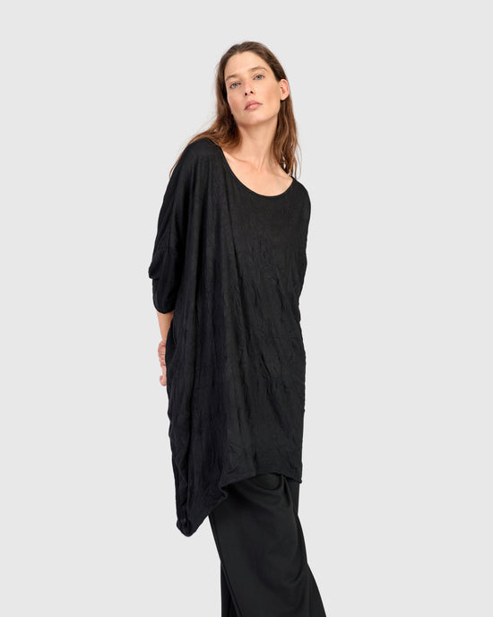 טוניקה לארג'ית שחורה