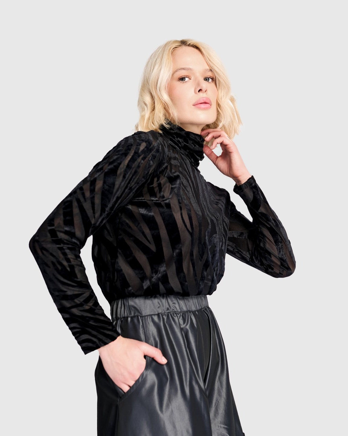 טוניקה גולף זברה פלוק