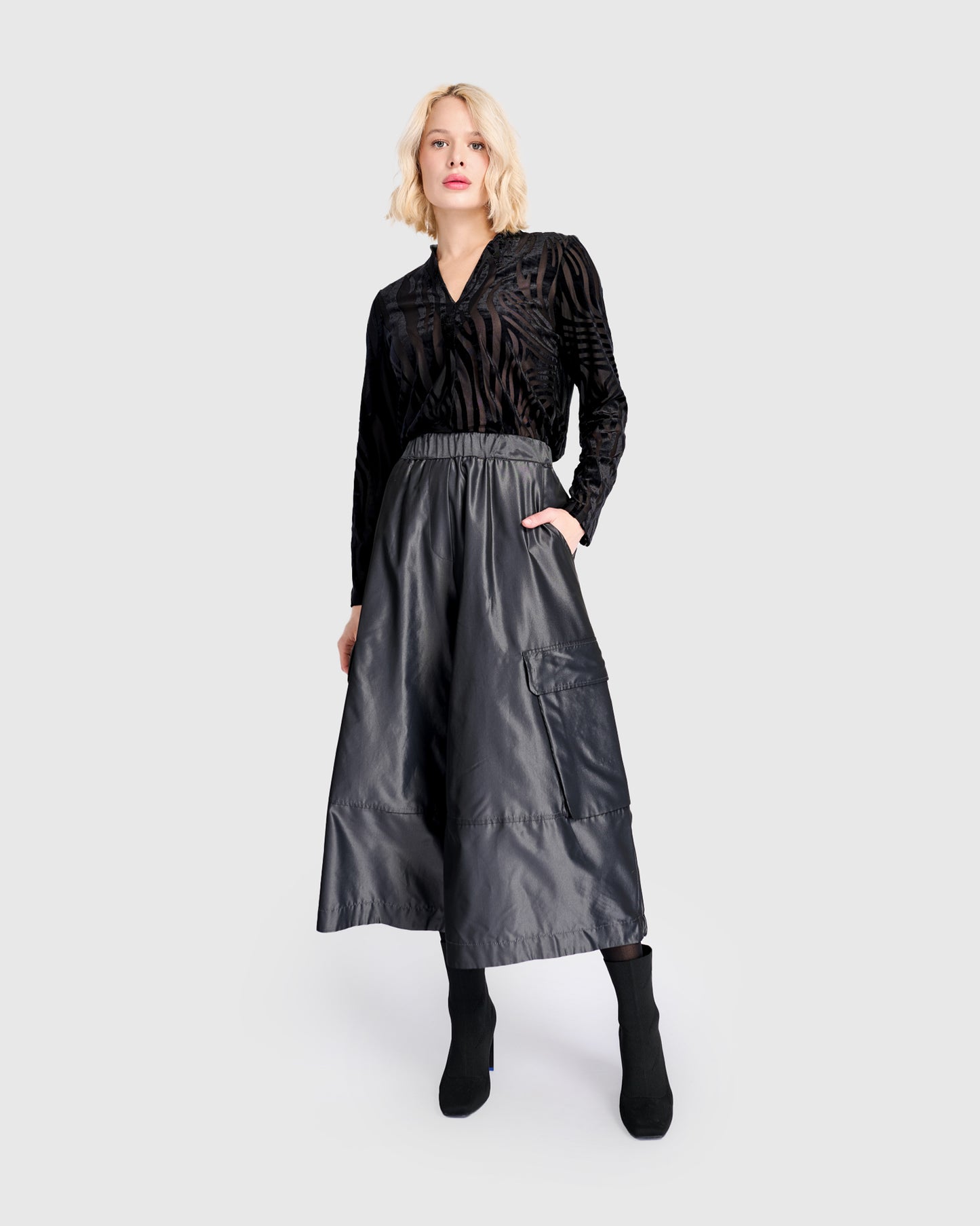 טוניקה דובדבנית זברה פלוק