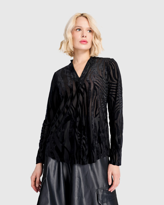 טוניקה דובדבנית זברה פלוק