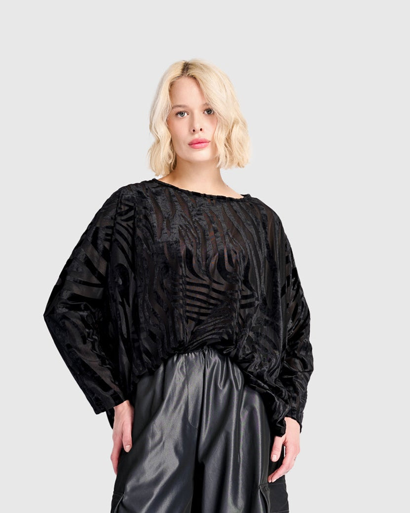 טוניקה רינה זברה פלוק