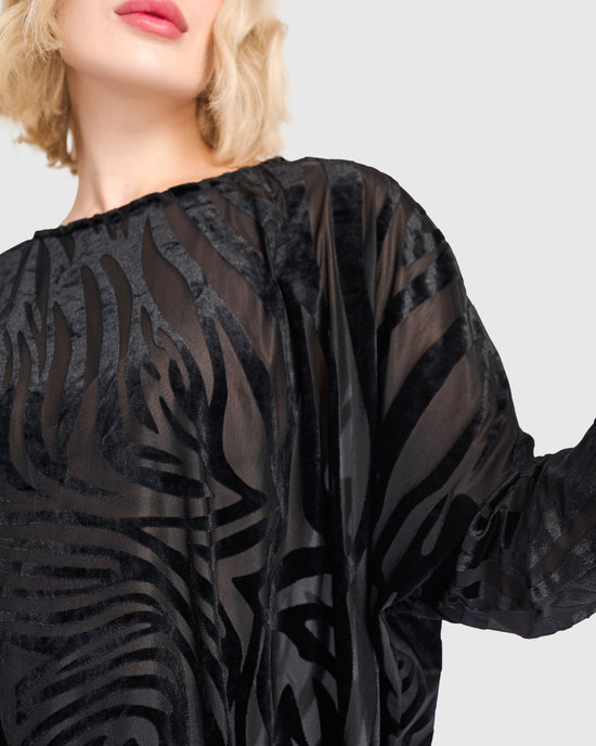 טוניקה רינה זברה פלוק