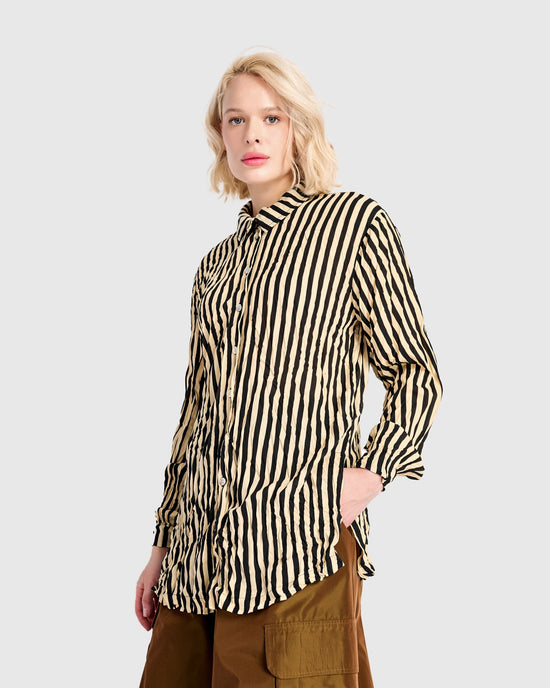 חולצה כפרה פסים