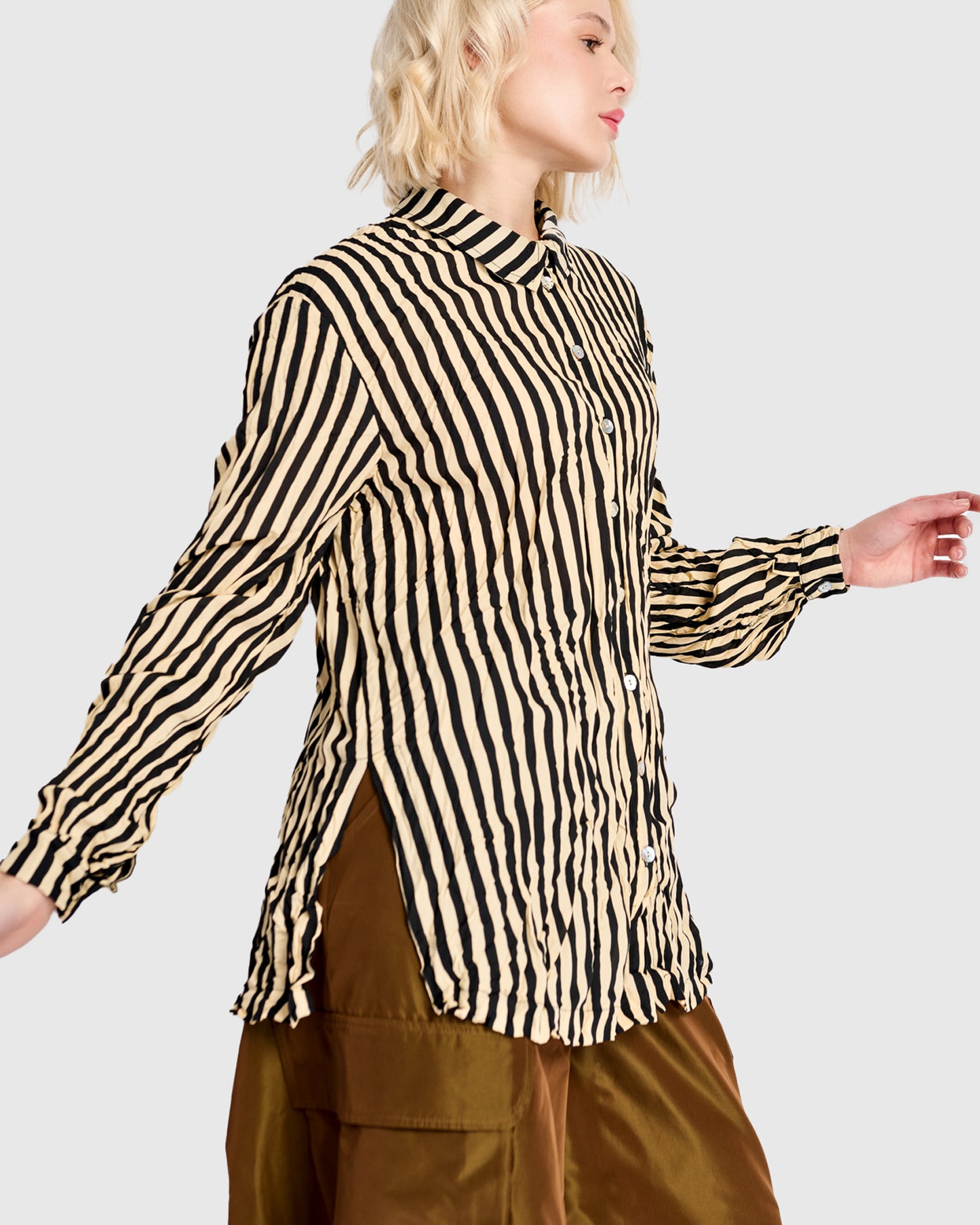 חולצה כפרה פסים