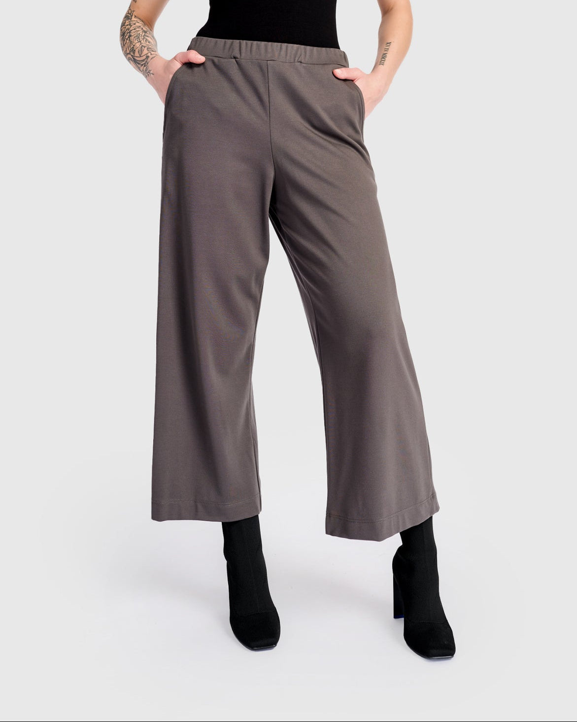 מכנסי בסטי אפור