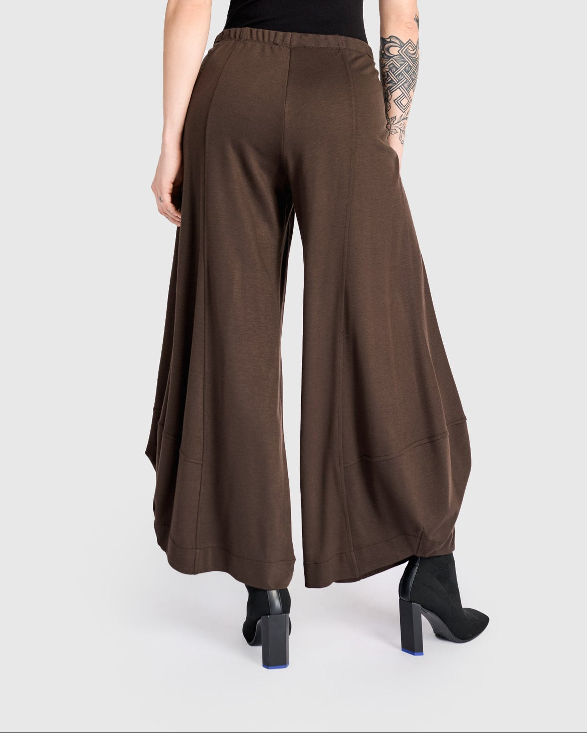 מכנסי פונטו חום ג'רסי