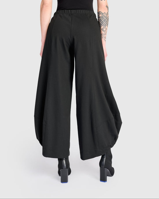 מכנסי פונטו שחור ג'רסי