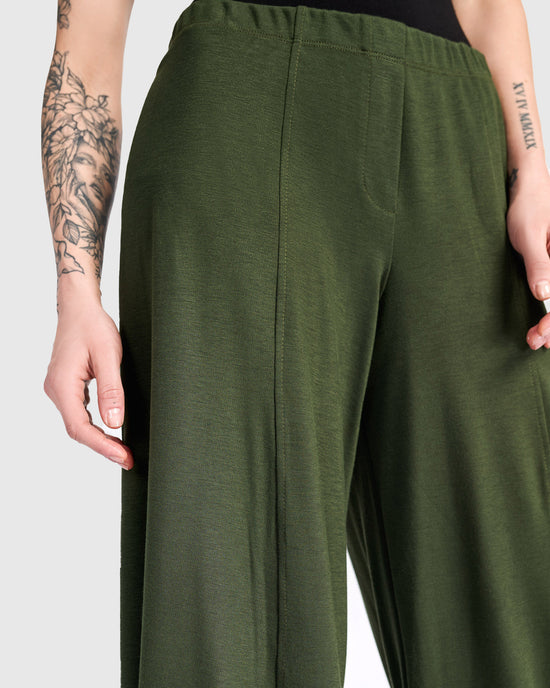 מכנסי פונטו ירוק