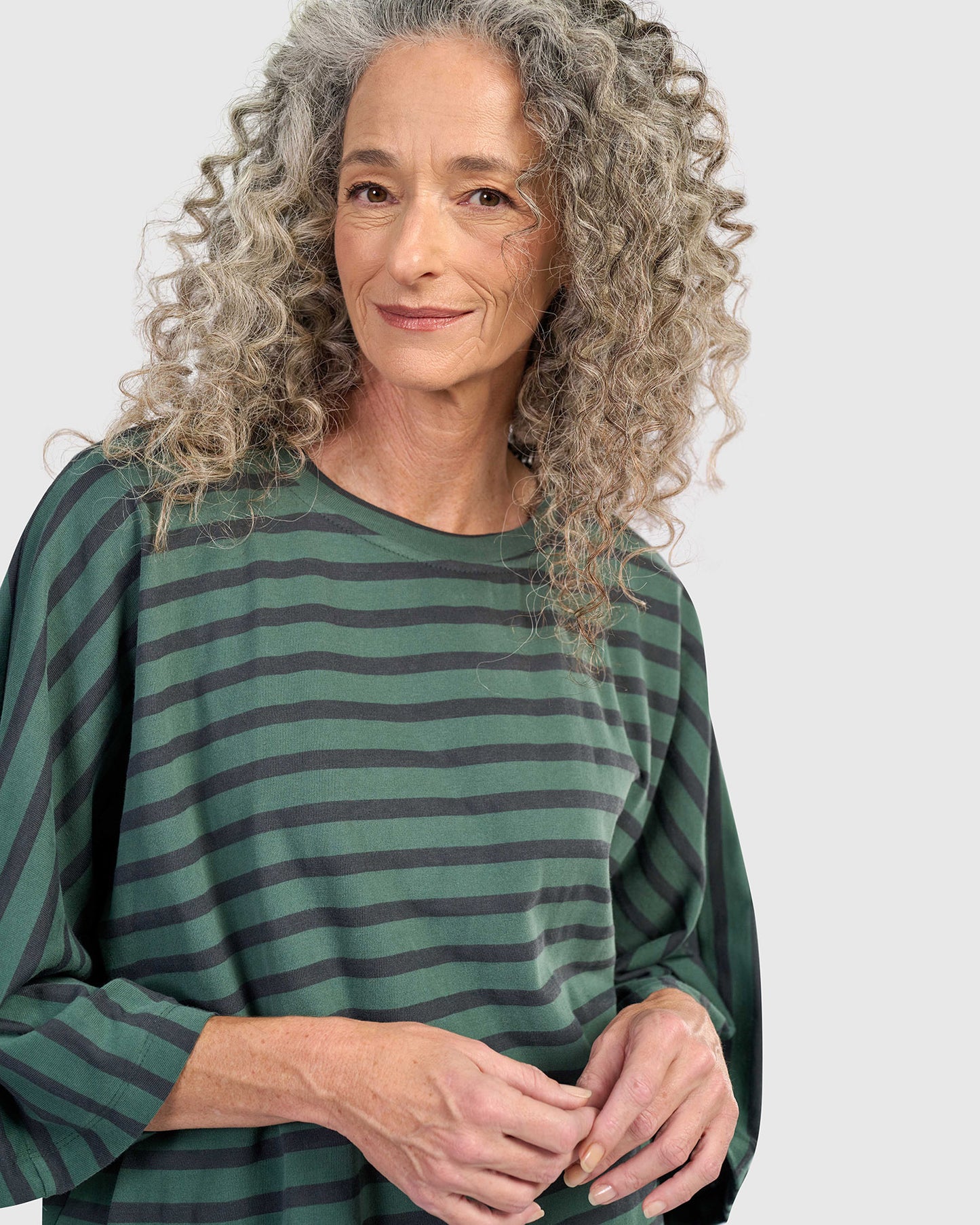 טישירט אורבן ביסלי פס טורקיז