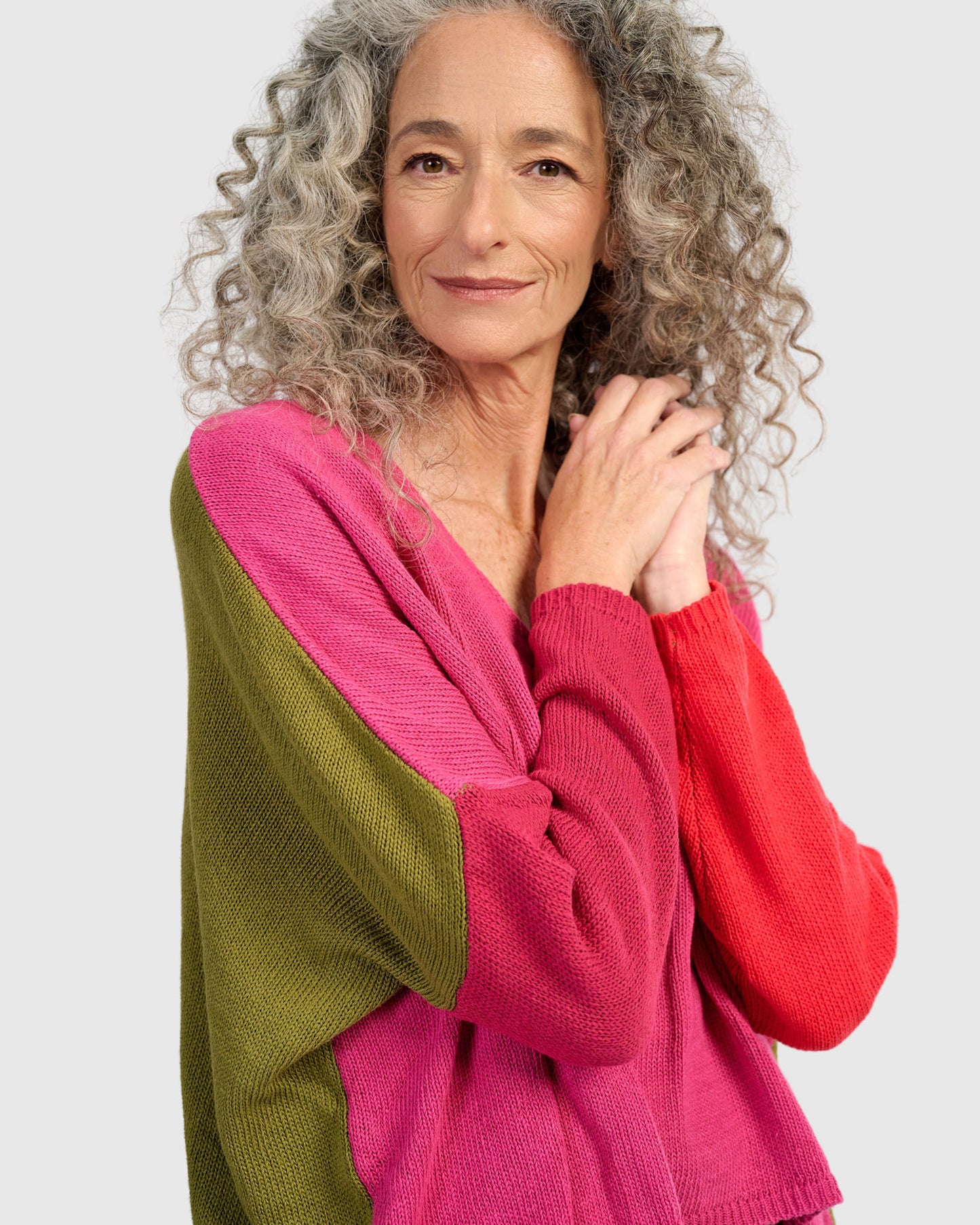 סריג כותנה 2 ורוד