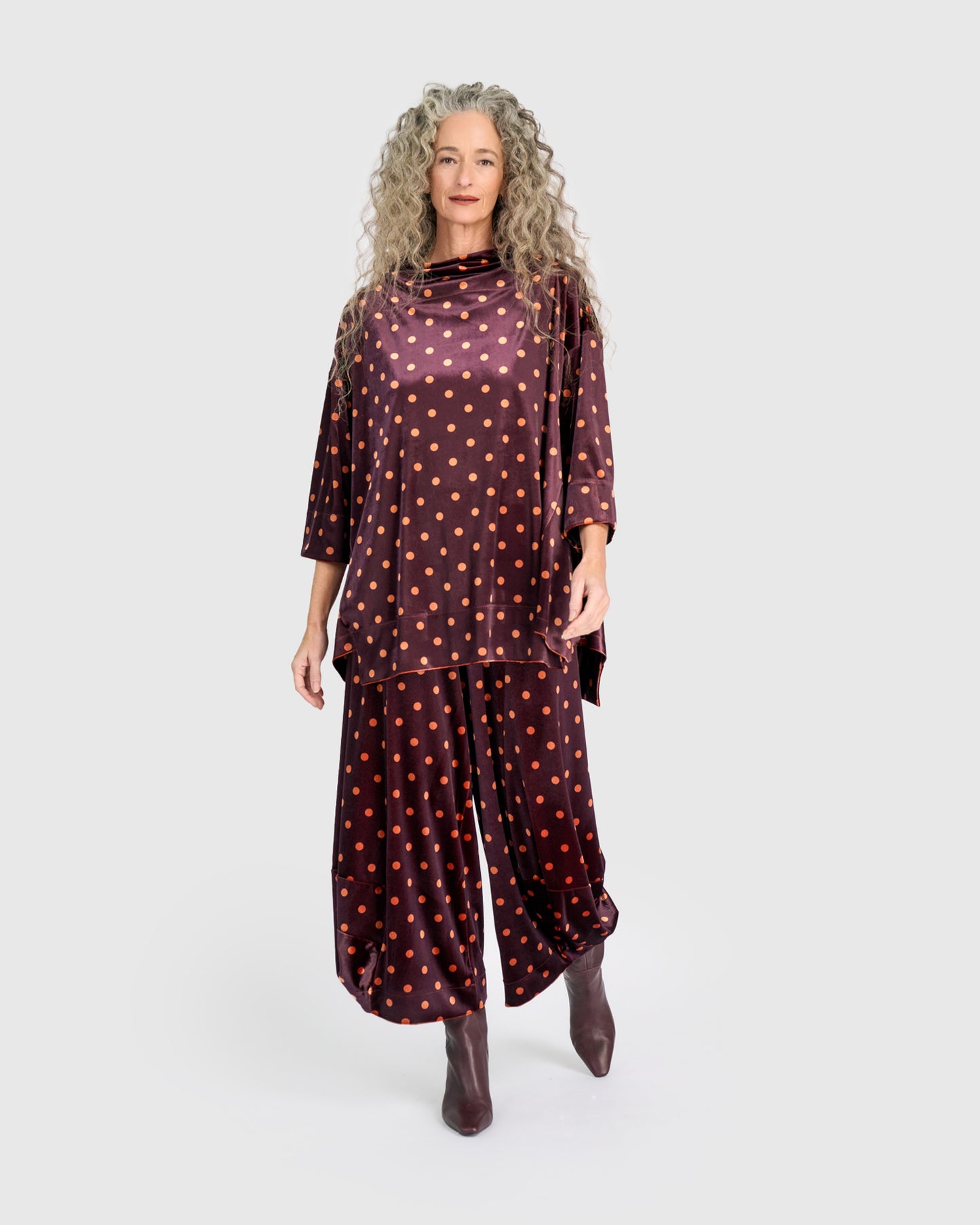 טוניקה פורצת גולף מנוקד