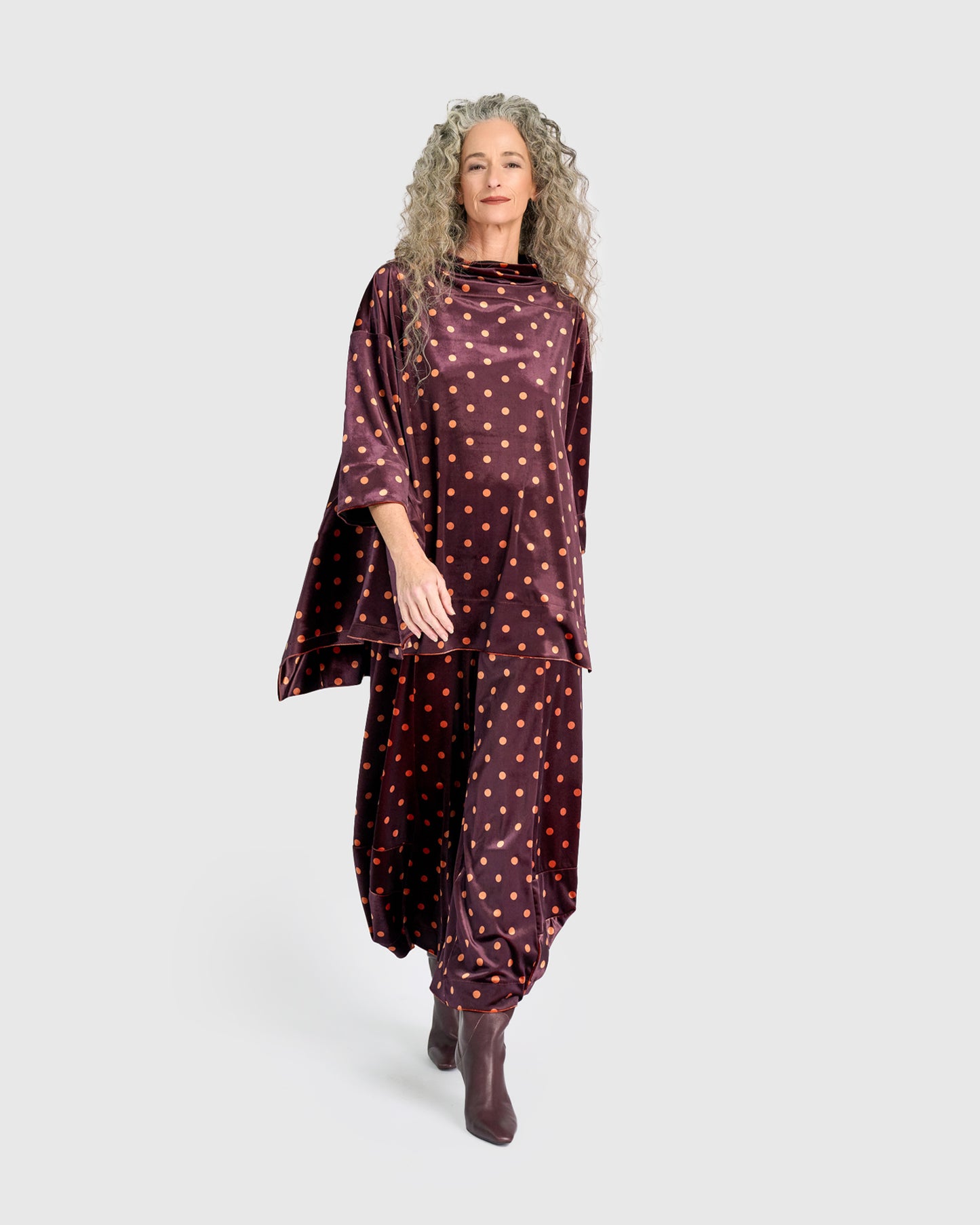 טוניקה פורצת גולף מנוקד