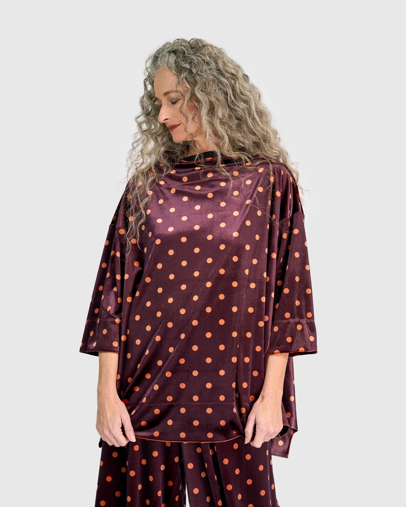 טוניקה פורצת גולף מנוקד