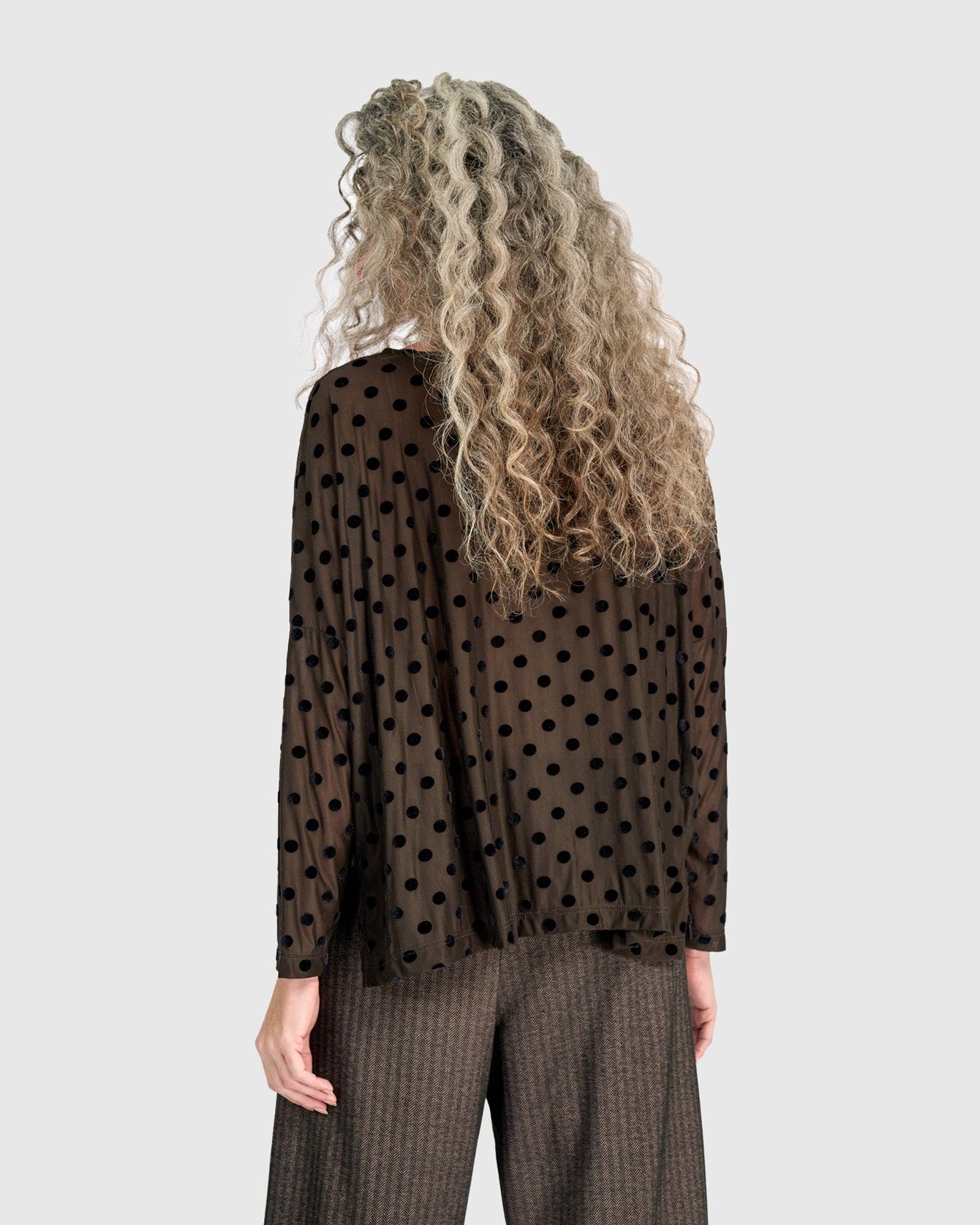 טוניקה רינה נקודות קטיפה