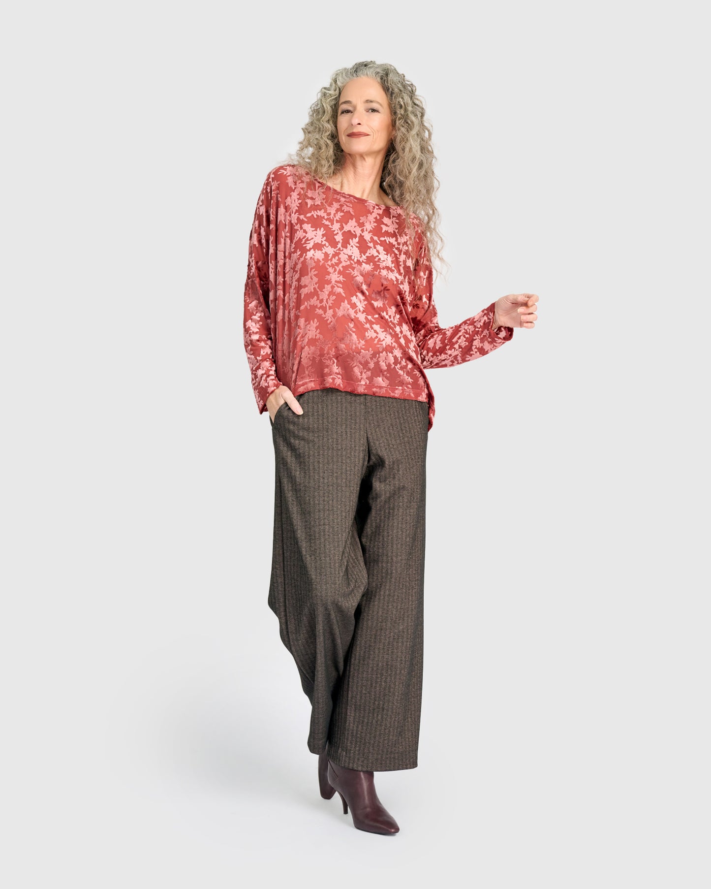 טוניקה רינה קטיפה קורל