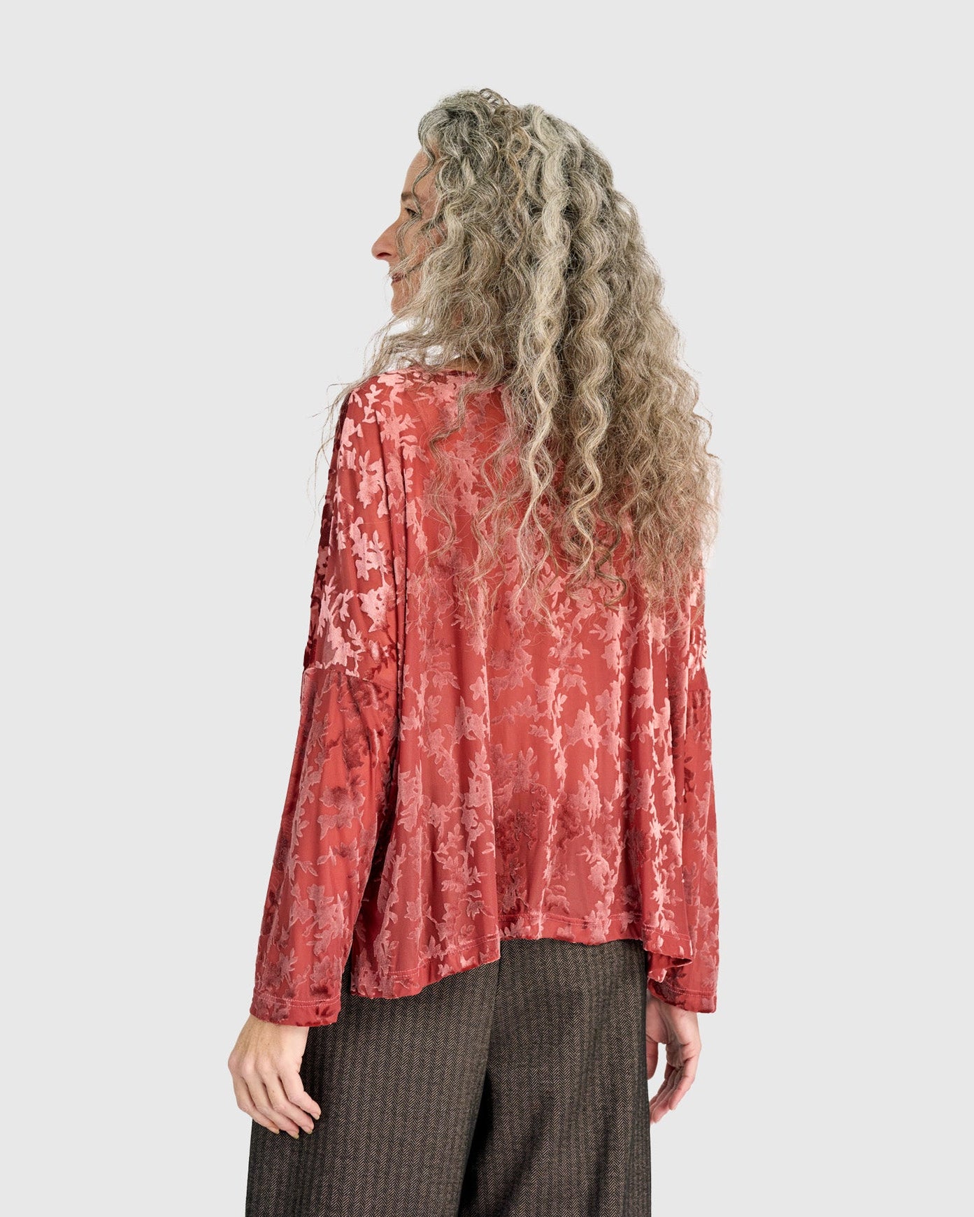 טוניקה רינה קטיפה קורל