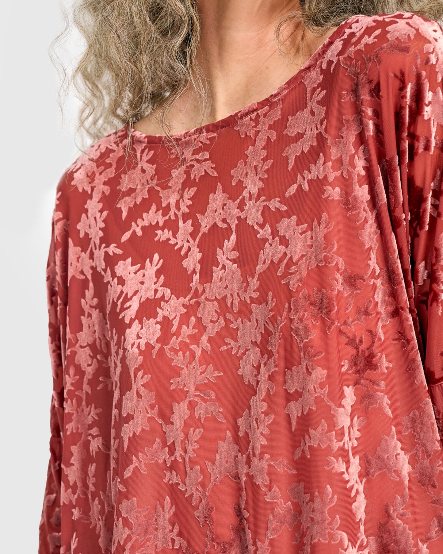 טוניקה רינה קטיפה קורל