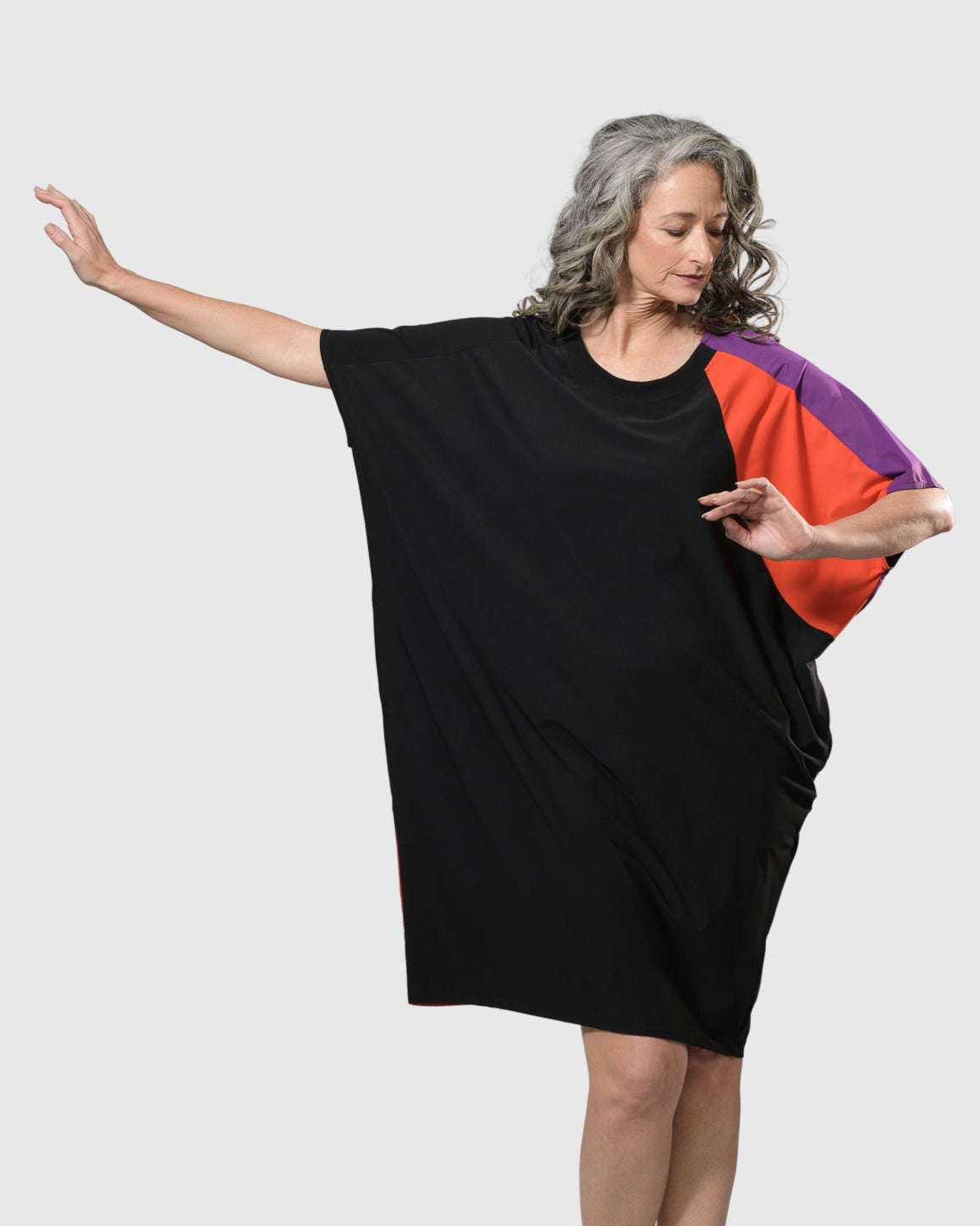 שמלה אוברסייז שחורה