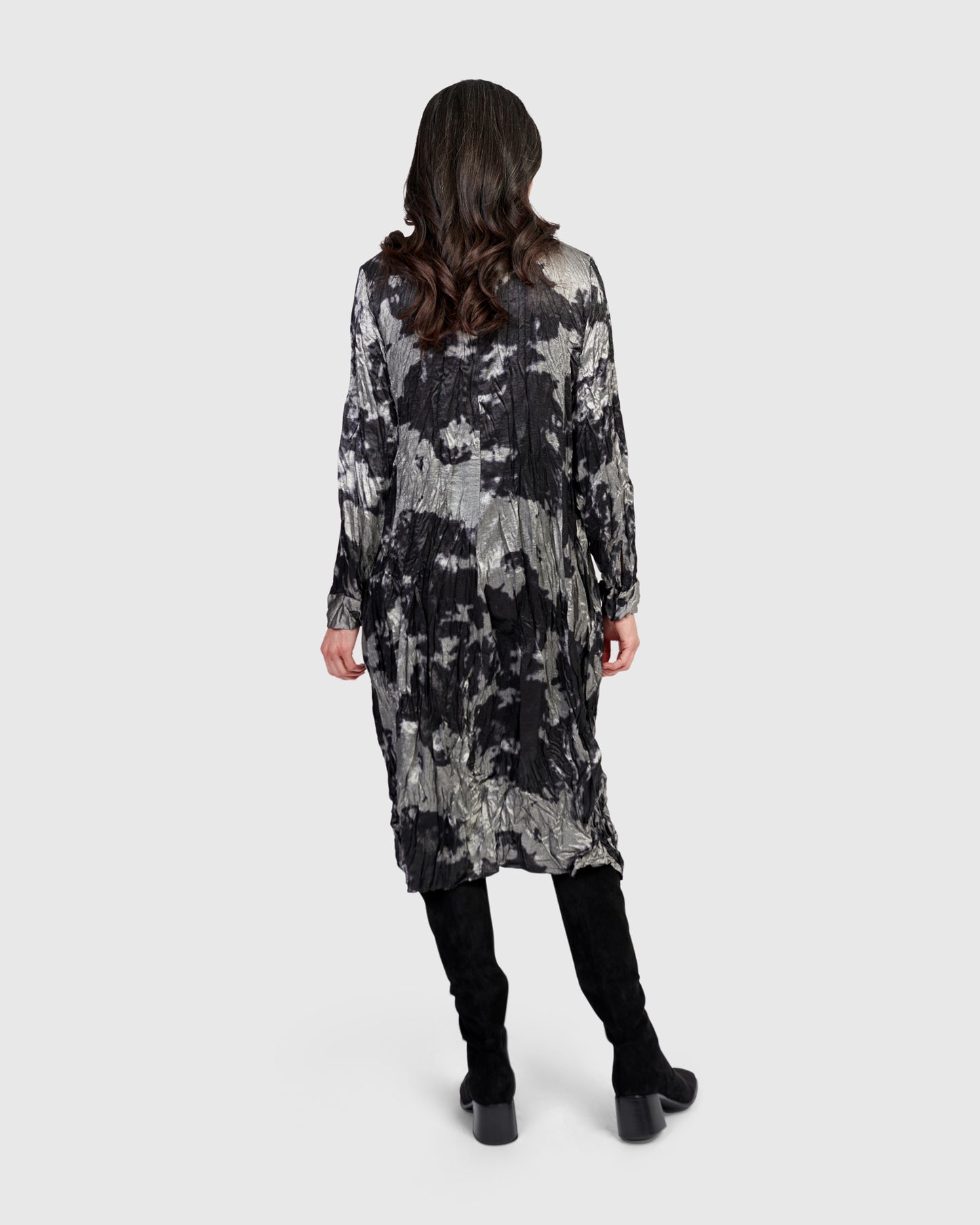 שמלה מטאלית כסף