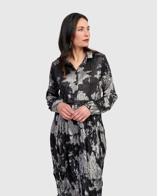 שמלה מטאלית כסף