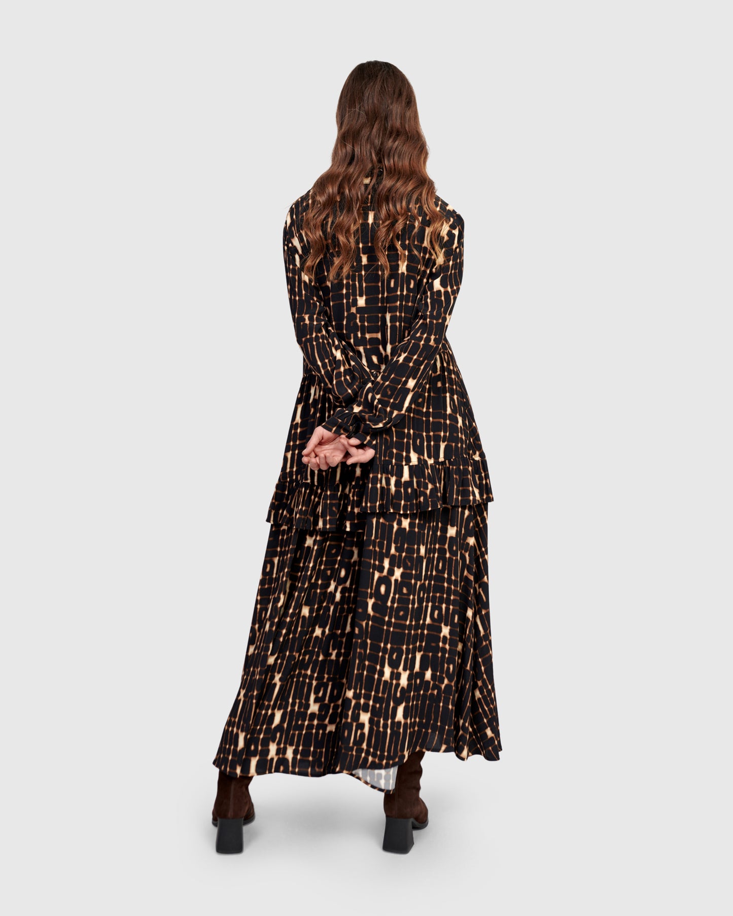 שמלה רטרו מודפסים