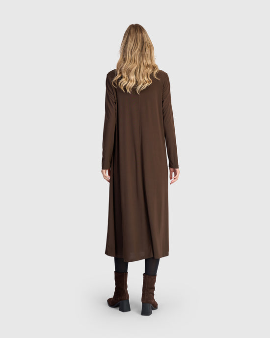 שמלה גולף חומה