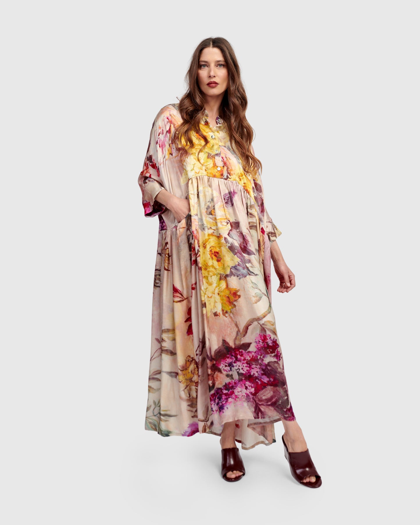 שמלה אפטר דארק מכל הלב פרחונית